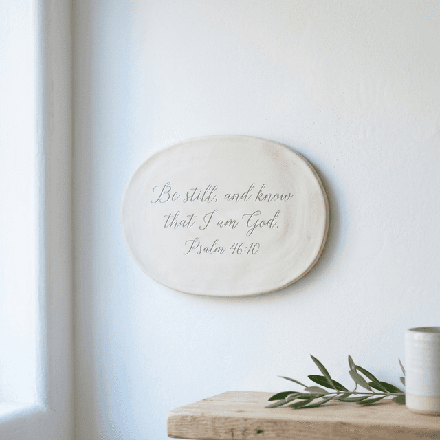 Engraved Bible Verse Plaque — product image