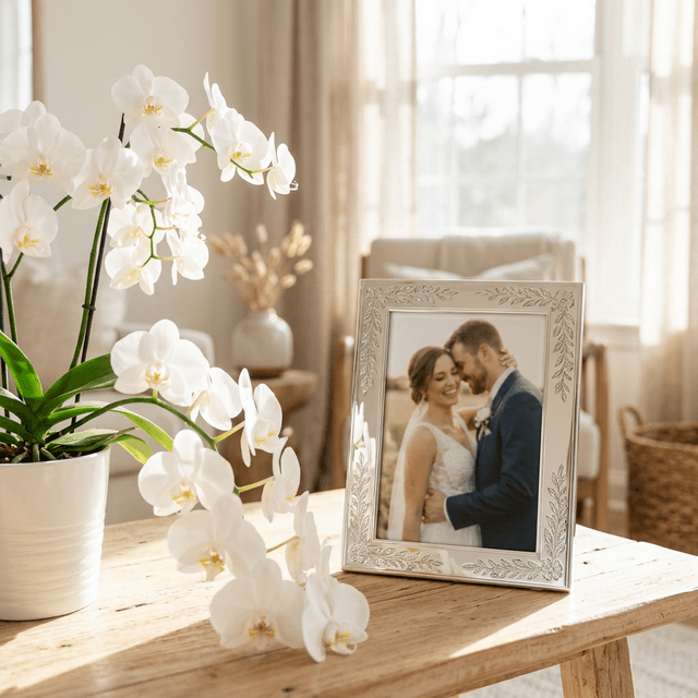 Engraved Anniversary Photo Frame — product image