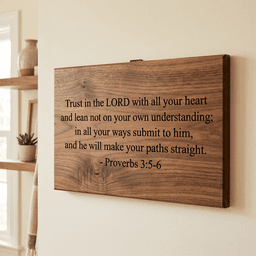 Engraved Bible Verse Plaque thumbnail 2