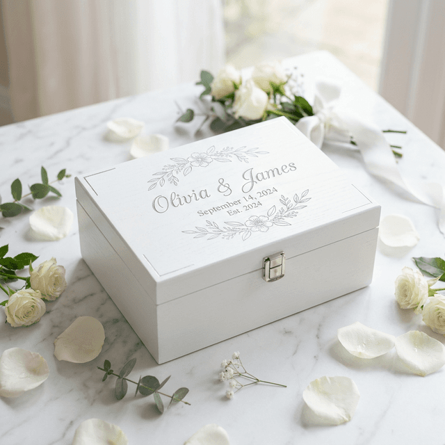 Personalized Wedding Keepsake Box